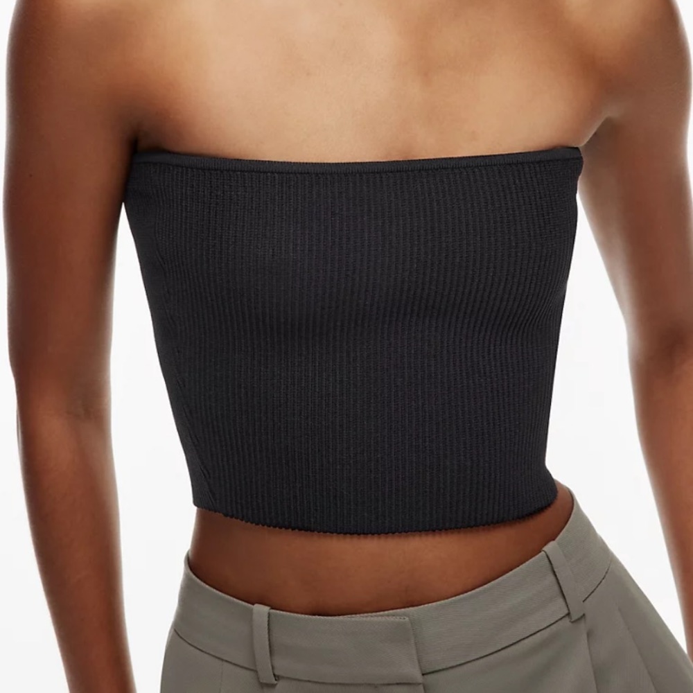 Babaton Sculpt Knit Cropped Tube Top